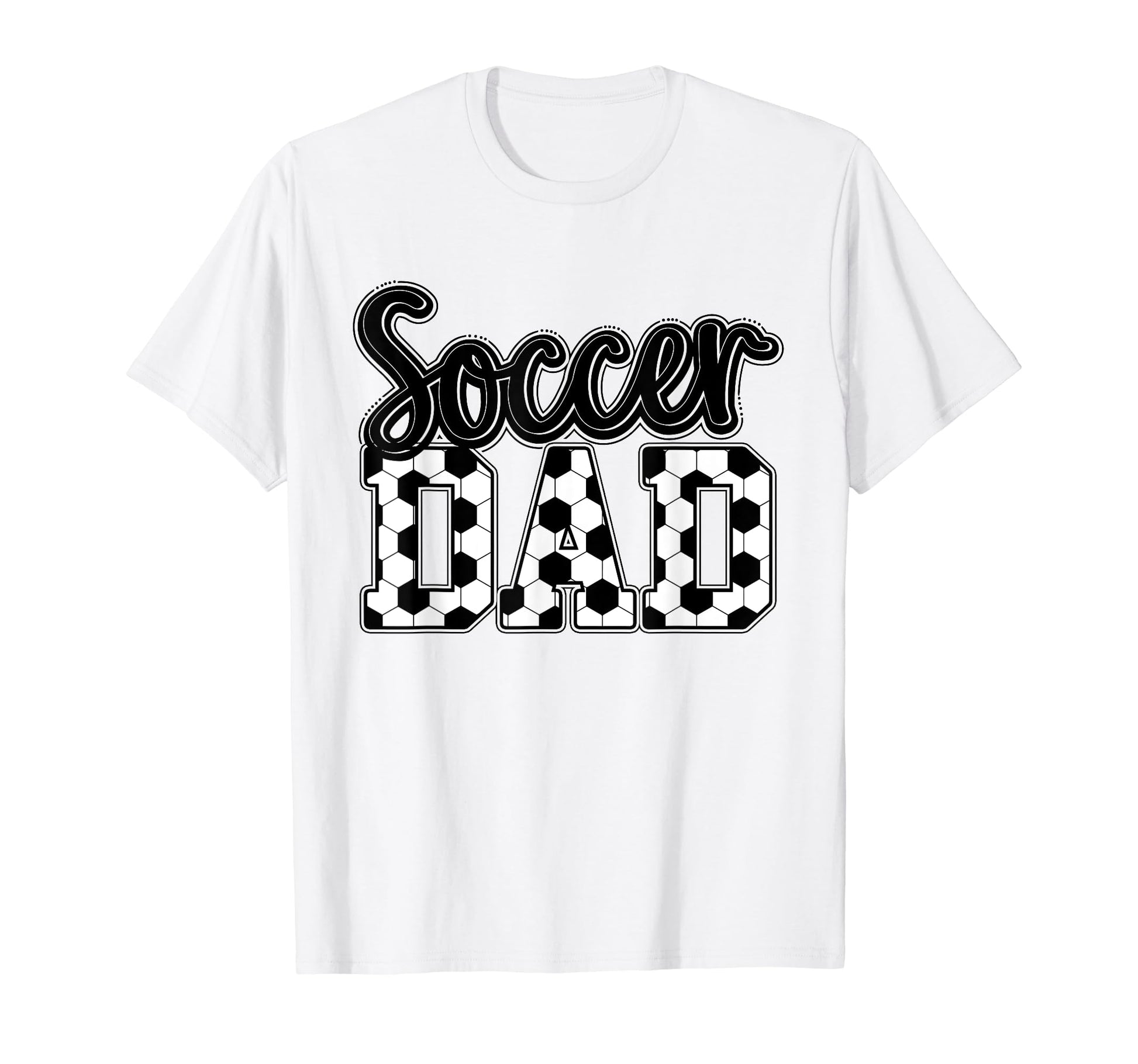 Soccer Dad Groovy Game Day Dad Life Sport T-Shirt - Graphic Print Unisex - T-Shirt, Sweatshirt, Hoodie