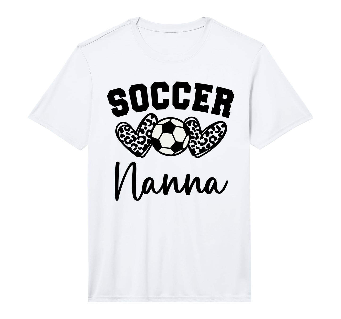 Soccer Nanna Matching Family Soccer T-Shirt - Minimalist Print Unisex - T-Shirt, Sweatshirt, Hoodie