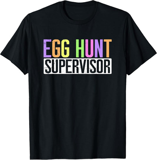 Adult Egg Hunting Squad Crew Outfit Parents Unisex T-shirt, Sweatshirt, Hoodie, Long Sleeve Tee - T-Shirt, Sweatshirt, Hoodie
