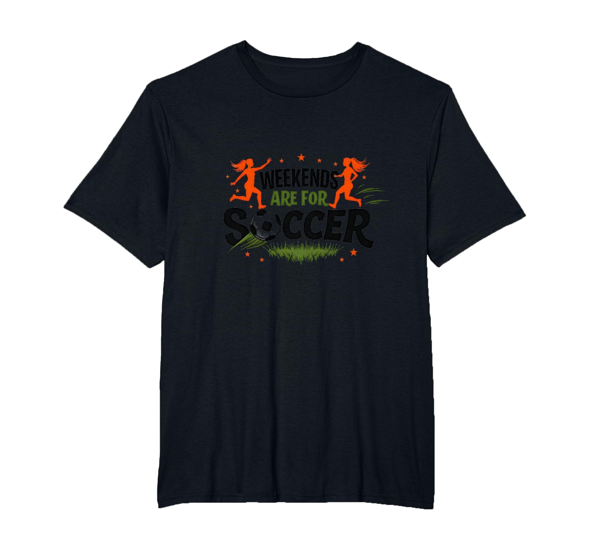 Weekends Are Soccer Energetic Player Fan T-Shirt - Custom Art Print Unisex - T-Shirt, Sweatshirt, Hoodie