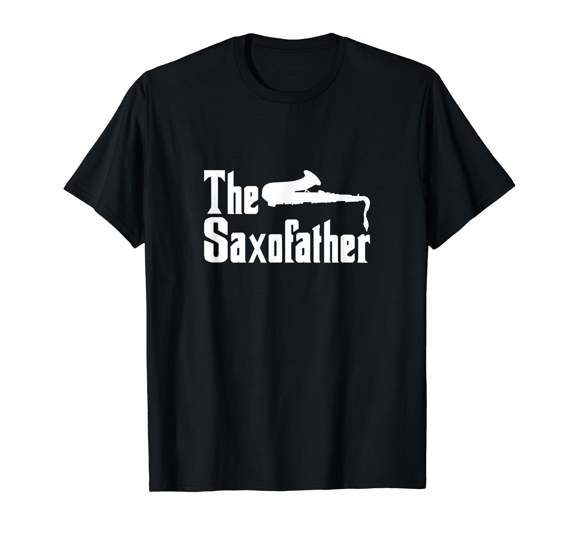 Saxofather Saxophone Jazz Music T-Shirt - Unique Graphic for Adults - T-Shirt, Sweatshirt, Hoodie