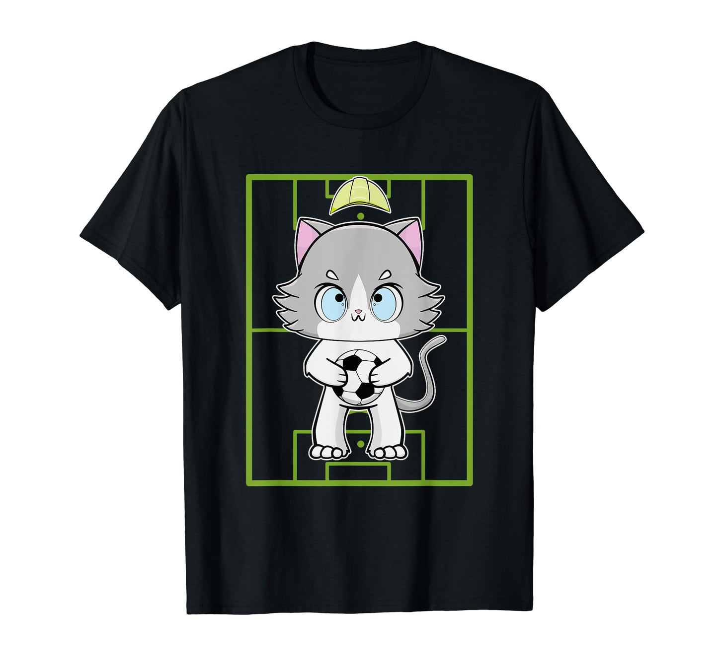Ragdoll Cat Anime Feline Soccer Player T-Shirt - Trendy Graphic for Adults - T-Shirt, Sweatshirt, Hoodie