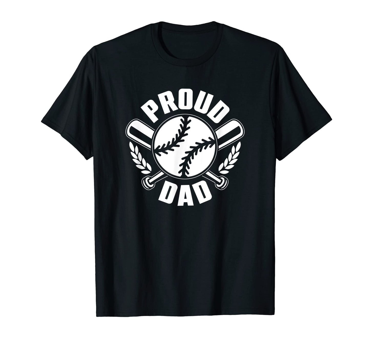 Mens Baseball Papa Proud Fathers T-Shirt - Casual Everyday Wear Men Women - T-Shirt, Sweatshirt, Hoodie