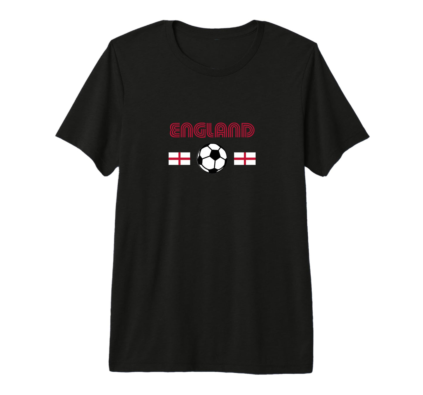 England Soccer Fans Related Products Tri T-Shirt - Minimalist Print Unisex - T-Shirt, Sweatshirt, Hoodie