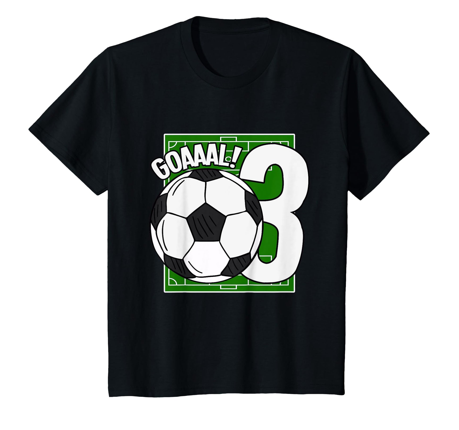 Goaaal 3Rd Birthday 3 Year Old T-Shirt - Fun Novelty Design Men Women - T-Shirt, Sweatshirt, Hoodie