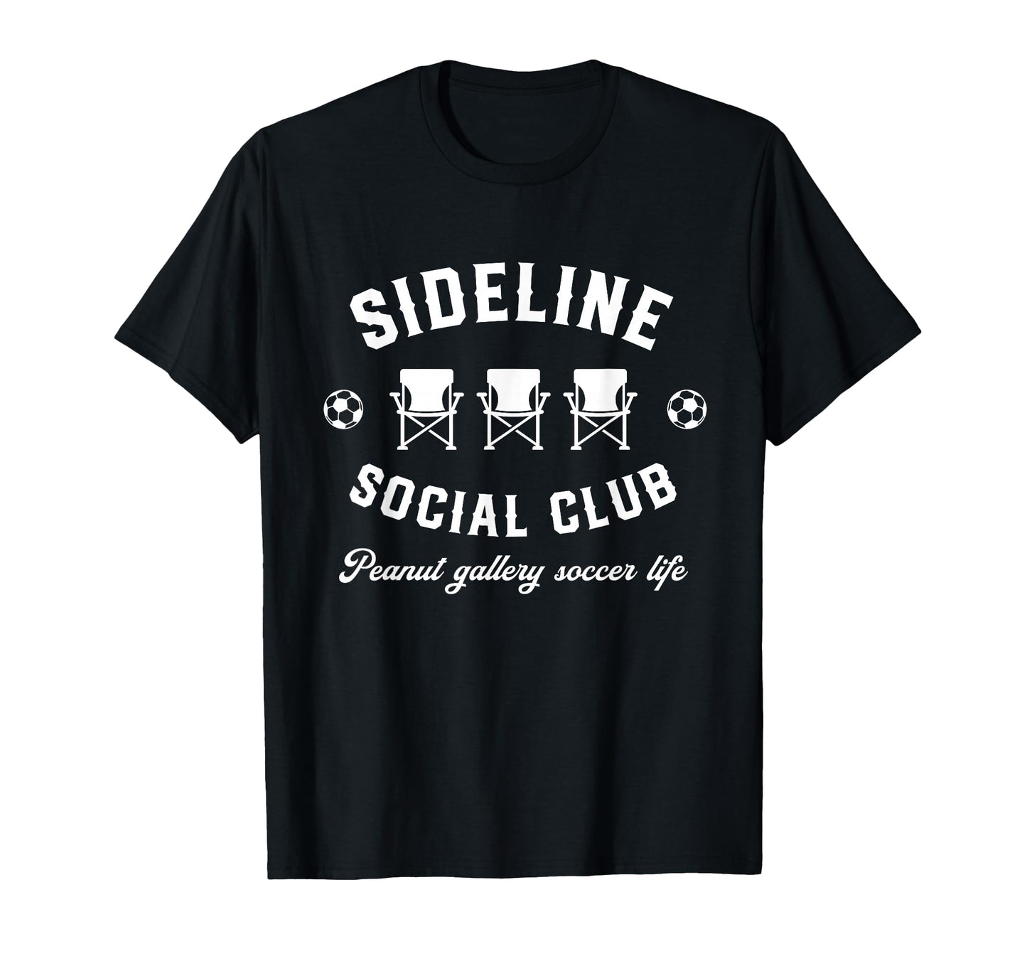 Sideline Social Club Peanut Gallery Soccer T-Shirt - Unique Graphic Unisex - T-Shirt, Sweatshirt, Hoodie
