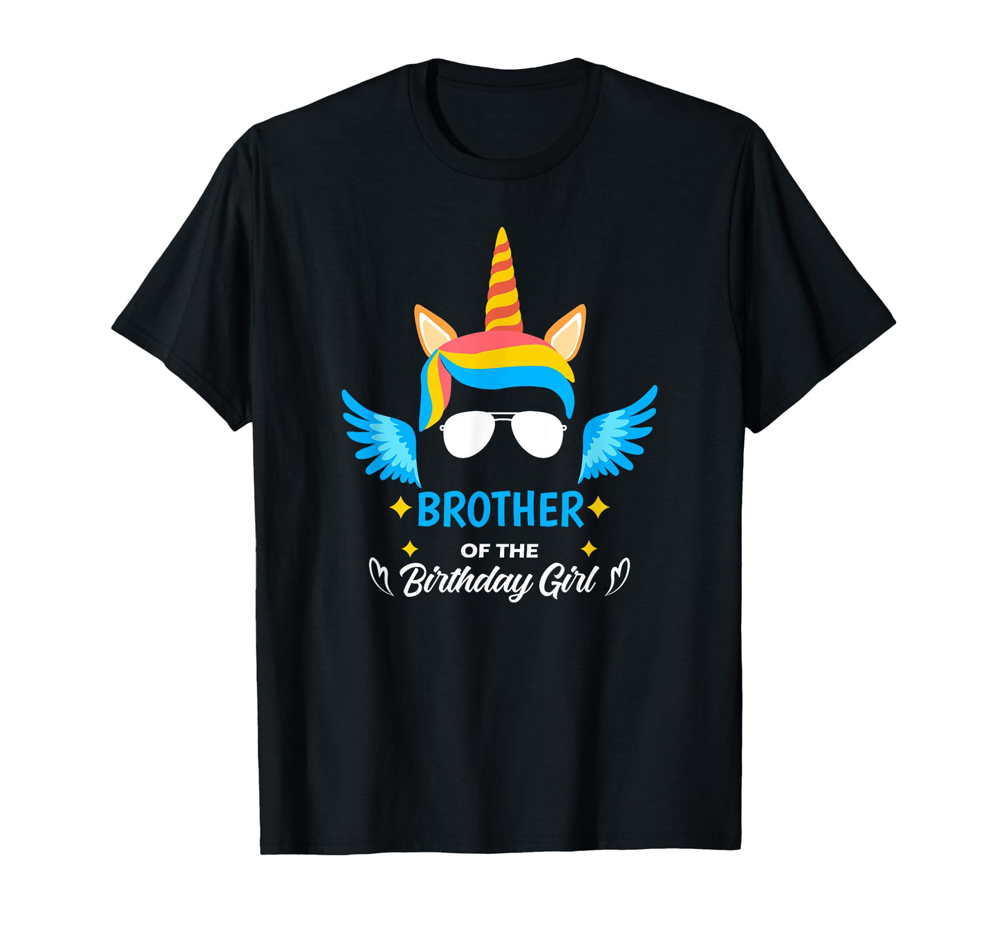 Brother Birthday Brother Unicorn T-Shirt - Custom Art Print for Adults - T-Shirt, Sweatshirt, Hoodie