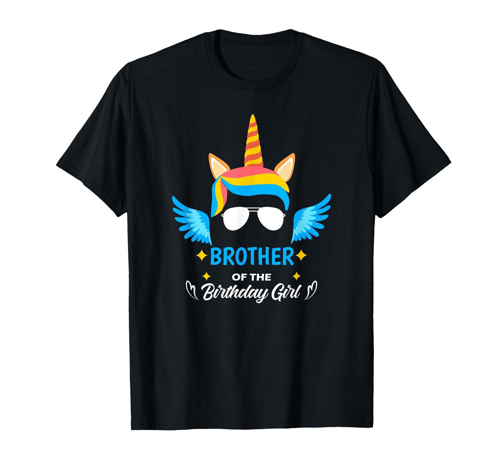 Brother Birthday Brother Unicorn T-Shirt - Custom Art Print for Adults - T-Shirt, Sweatshirt, Hoodie