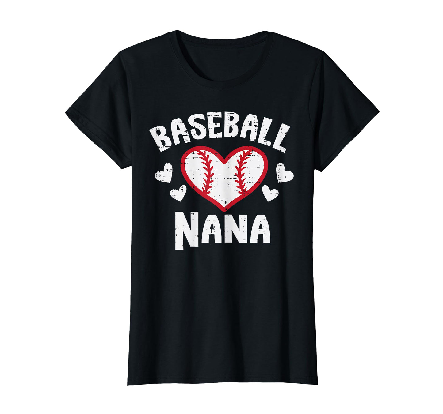 Baseball Nana Heart Family Matching T-Shirt - Aesthetic Graphic Unisex - T-Shirt, Sweatshirt, Hoodie