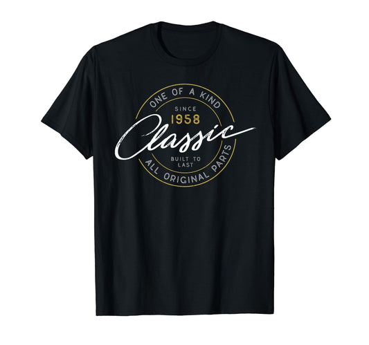 60Th Birthday 1958 Car Motorcycle T T-Shirt - Novelty Apparel Men Women - T-Shirt, Sweatshirt, Hoodie