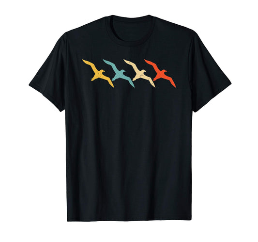 Albatross Bird Seabird Lover 60S 70S Gift T-Shirt - Unique Graphic Unisex - T-Shirt, Sweatshirt, Hoodie