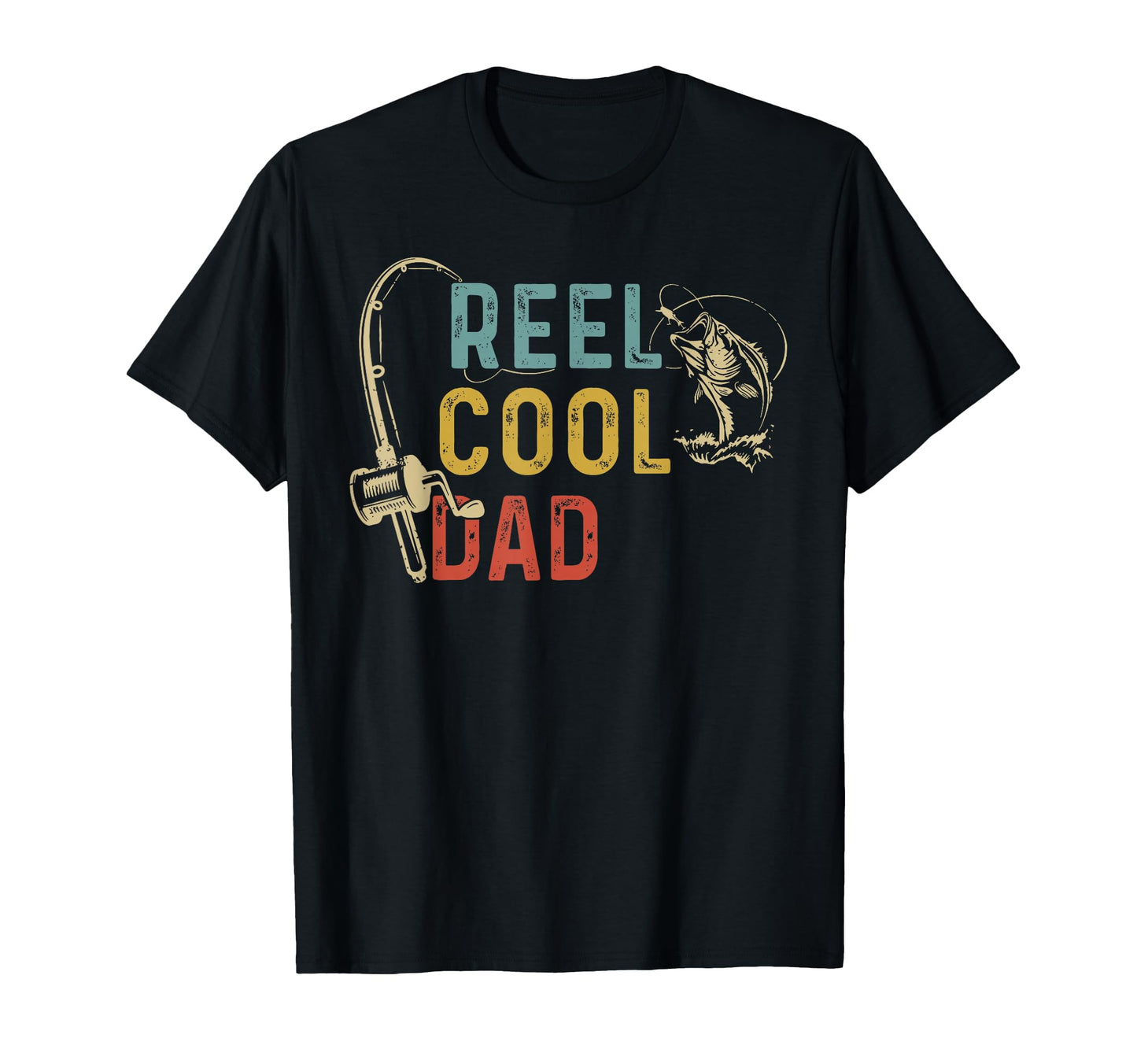 Reel Dad Fisherman Fishing Lover T-Shirt - Casual Everyday Wear for Adults - T-Shirt, Sweatshirt, Hoodie