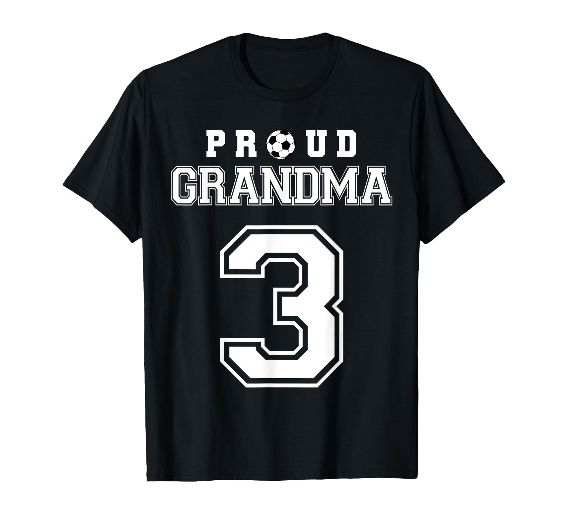 Number 3 Custom Proud Soccer Futbol T-Shirt - Fun Novelty Design Men Women - T-Shirt, Sweatshirt, Hoodie