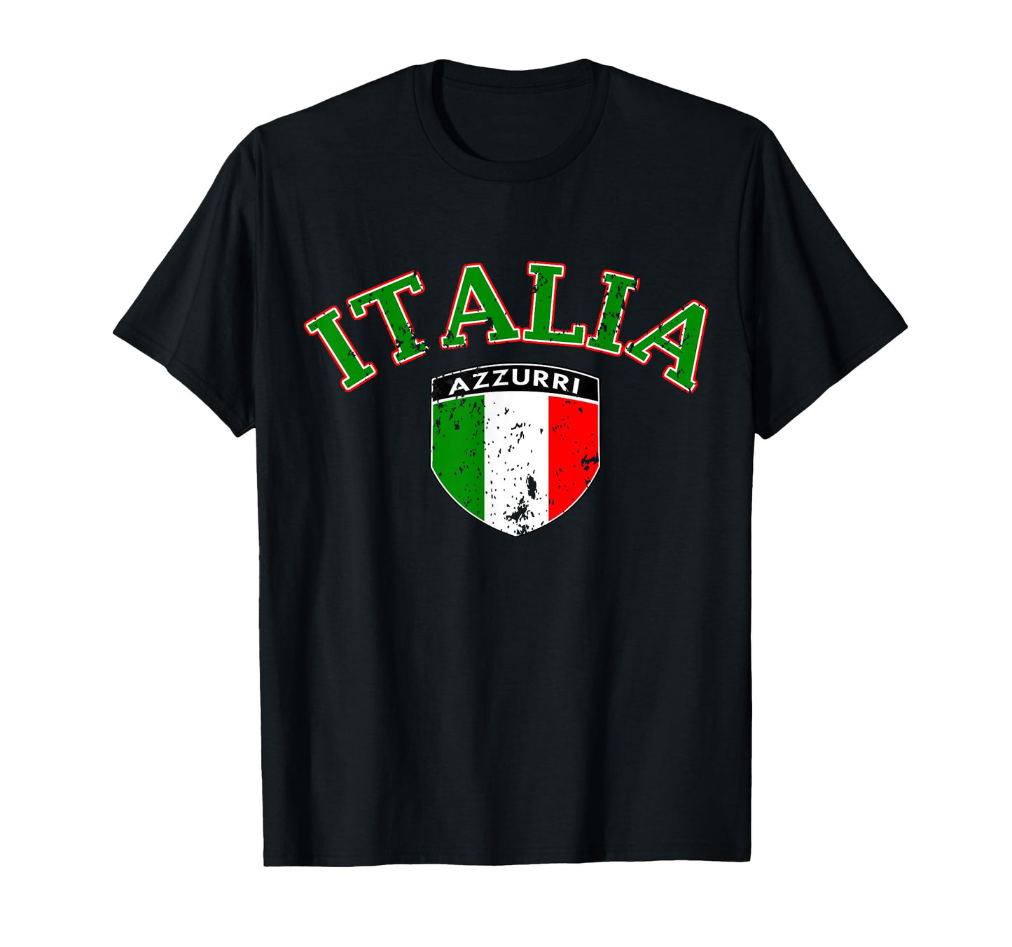 Italia Soccer Distressed T-Shirt - Novelty Apparel Men Women - T-Shirt, Sweatshirt, Hoodie