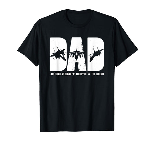 Air Force Vet Dad Proud Military T-Shirt - Novelty Apparel Men Women - T-Shirt, Sweatshirt, Hoodie