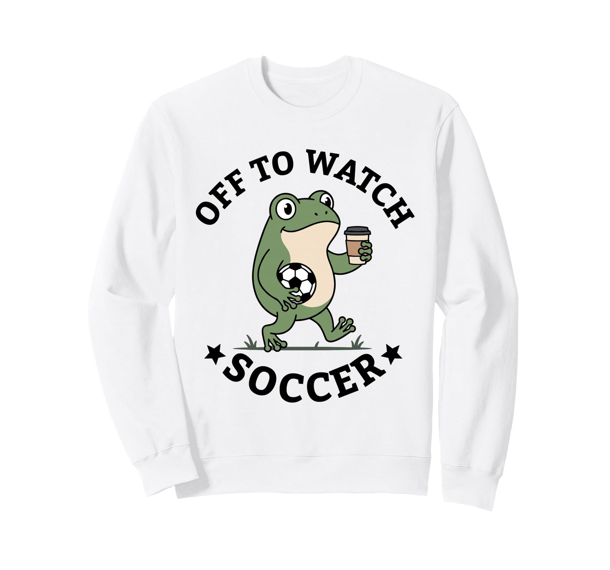Off To Watch Soccer Mom Funny Frog Sweatshirt - Streetwear Style Men Women - T-Shirt, Sweatshirt, Hoodie