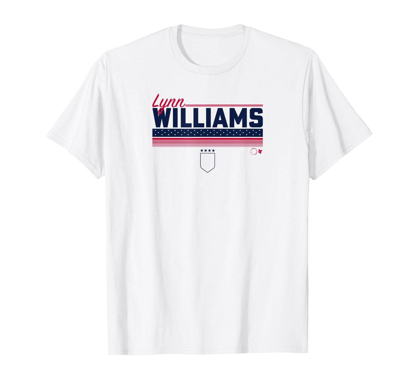 Lynn Williams Stripe Uswntpa Usa Soccer T-Shirt - Graphic Print Unisex - T-Shirt, Sweatshirt, Hoodie