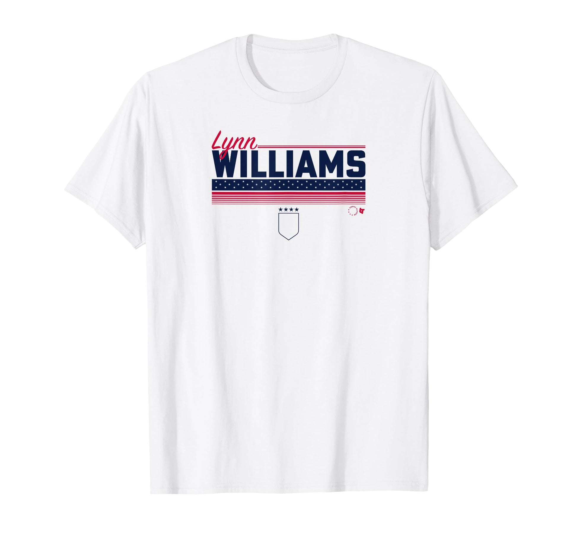 Lynn Williams Stripe Uswntpa Usa Soccer T-Shirt - Graphic Print Unisex - T-Shirt, Sweatshirt, Hoodie