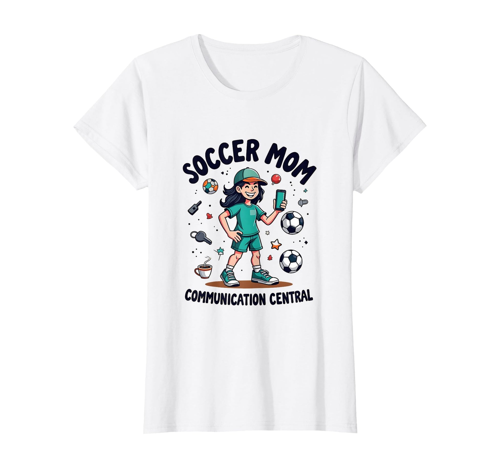 Soccer Mom Communication Central T-Shirt - Custom Art Print Unisex - T-Shirt, Sweatshirt, Hoodie