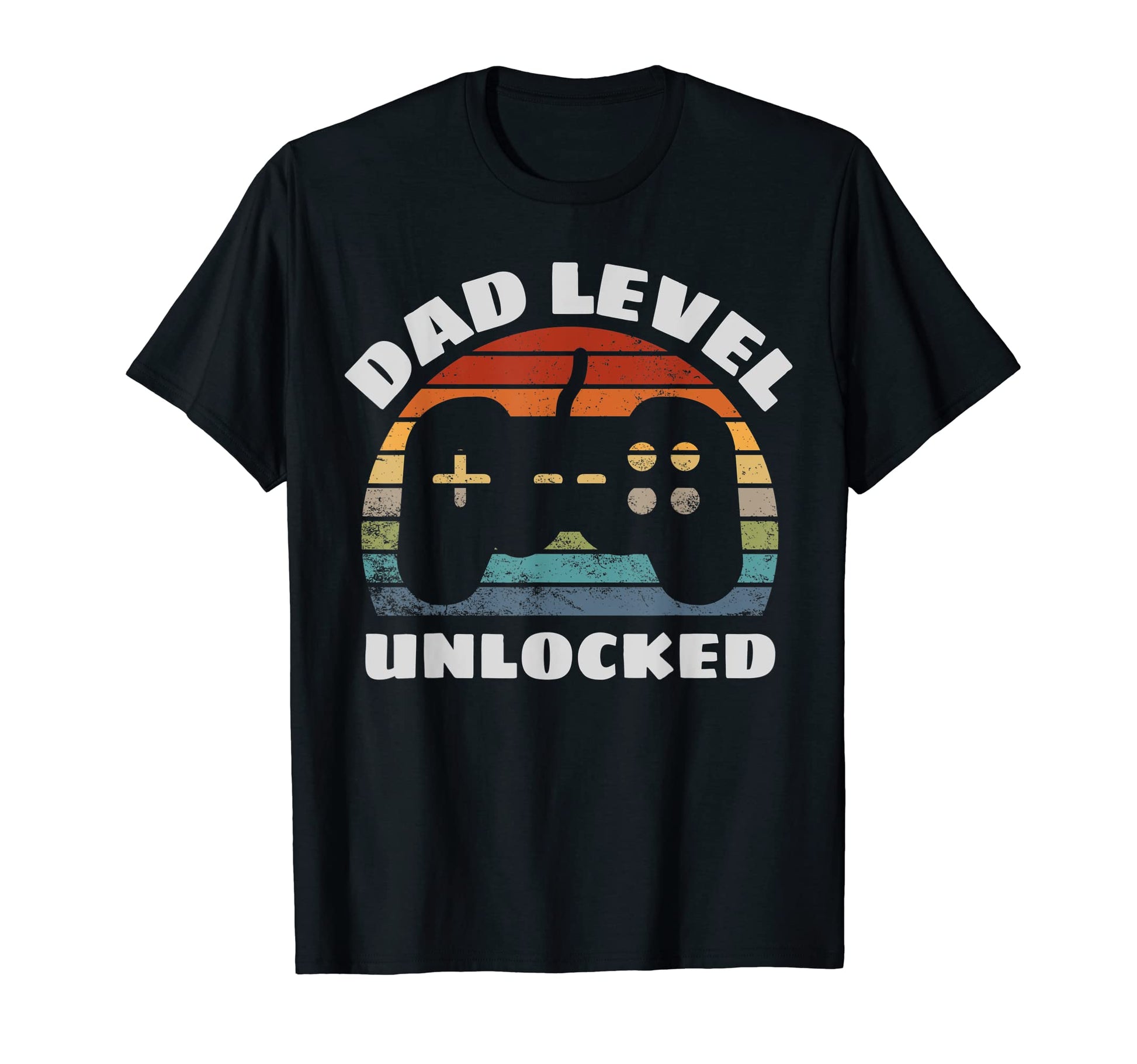 Mens Dad Level Unlocked Gamer T-Shirt - Minimalist Print for Adults - T-Shirt, Sweatshirt, Hoodie