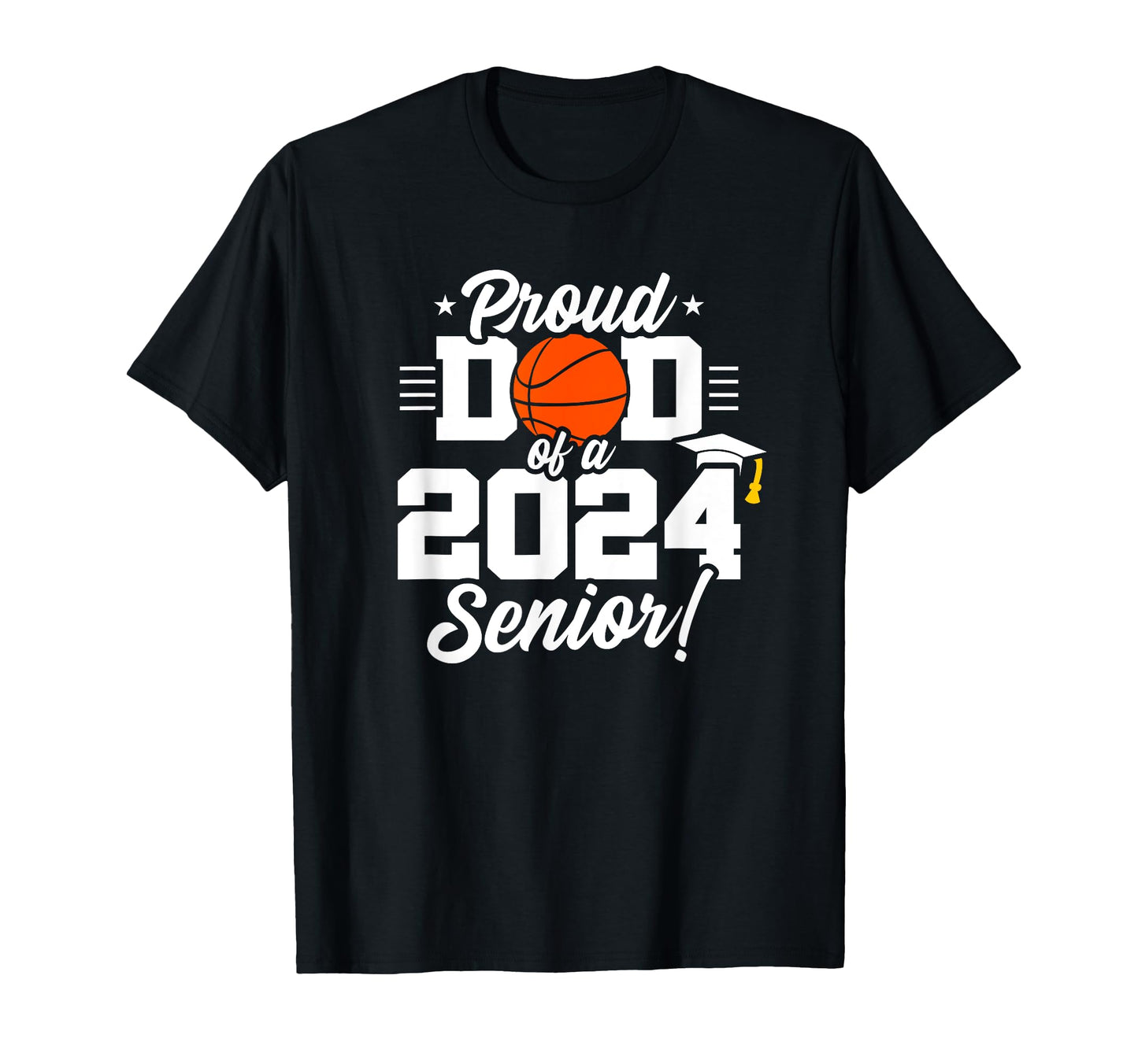 Class 2024 Senior Year Basketball T-Shirt - Minimalist Print for Adults - T-Shirt, Sweatshirt, Hoodie