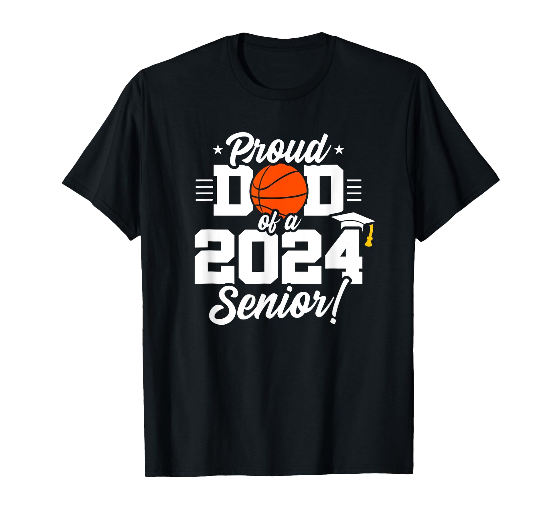 Class 2024 Senior Year Basketball T-Shirt - Minimalist Print for Adults - T-Shirt, Sweatshirt, Hoodie