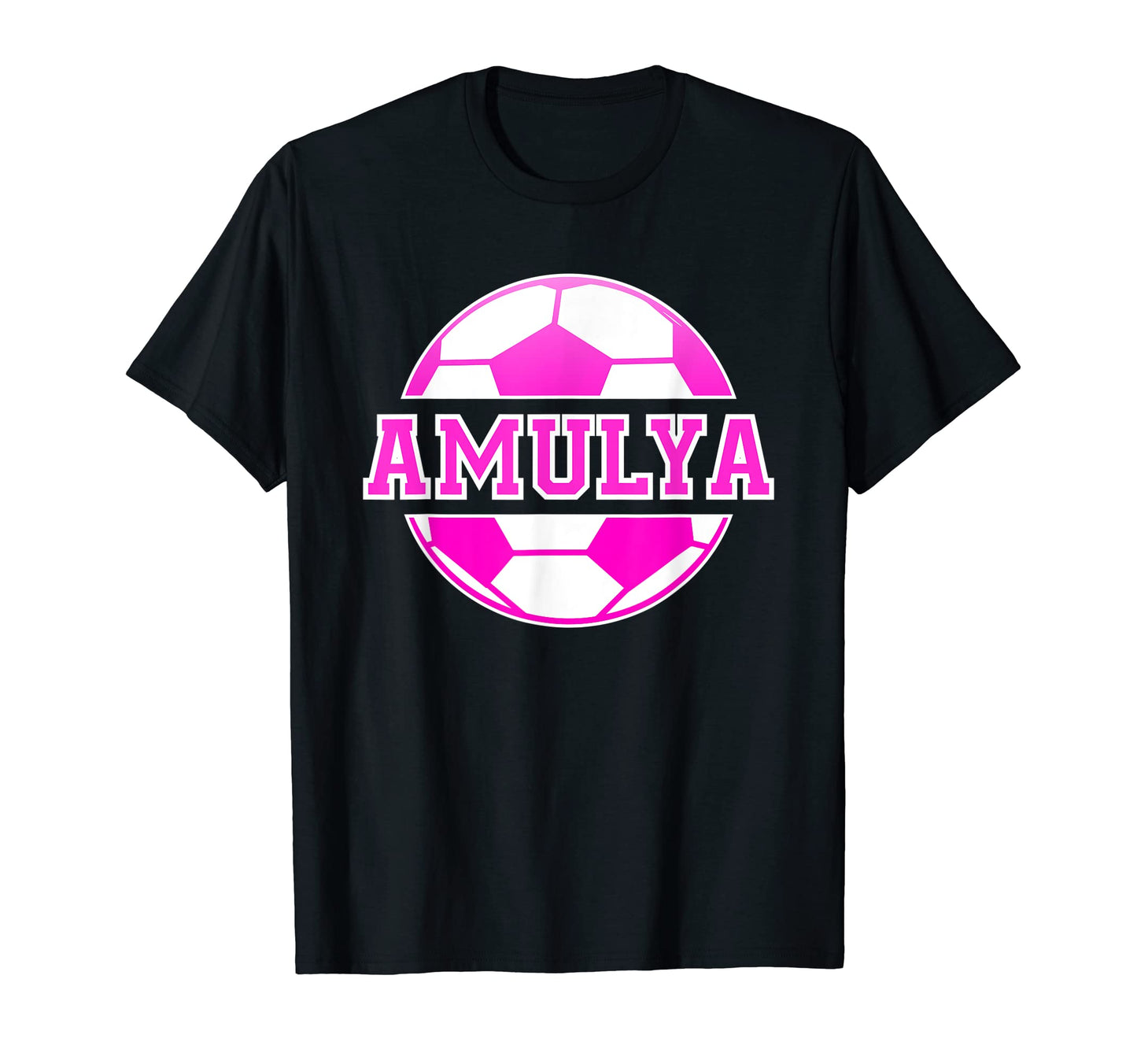 Amulya Name Soccer Play Football T-Shirt - Custom Art Print for Adults - T-Shirt, Sweatshirt, Hoodie
