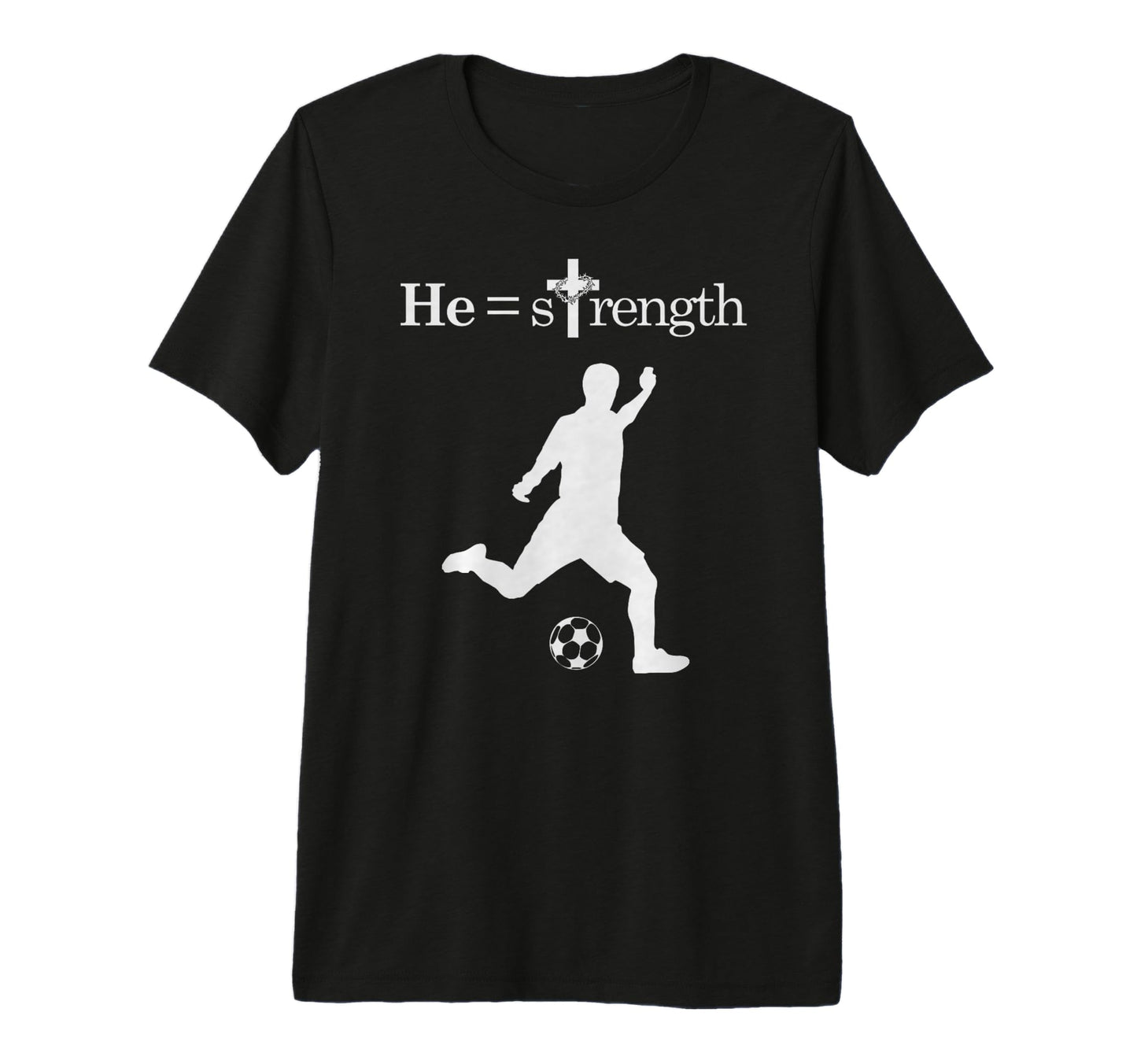 Christian Sports Inspirational Jesus T-Shirt - Minimalist Print Men Women - T-Shirt, Sweatshirt, Hoodie