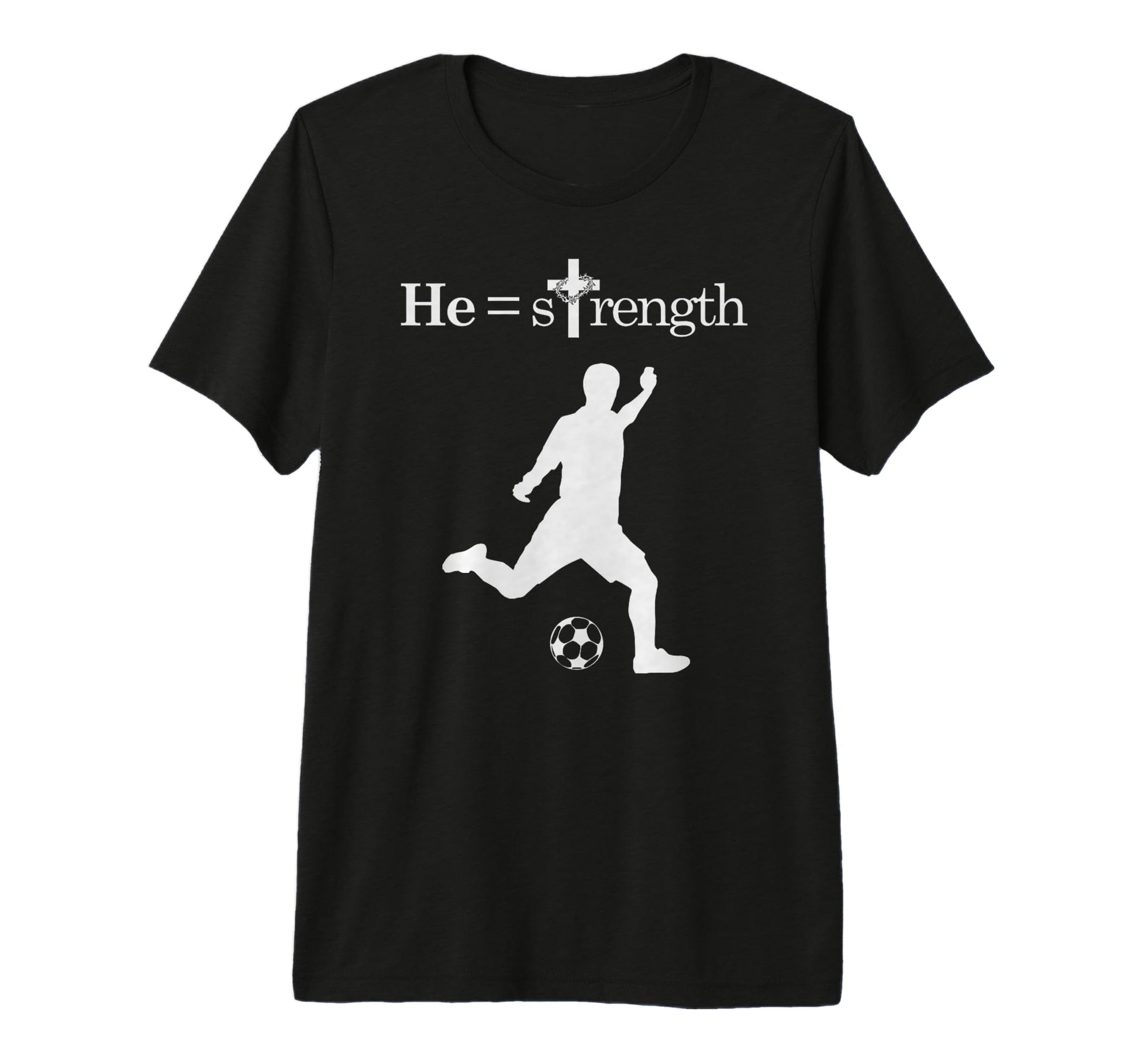 Christian Sports Inspirational Jesus T-Shirt - Minimalist Print Men Women - T-Shirt, Sweatshirt, Hoodie
