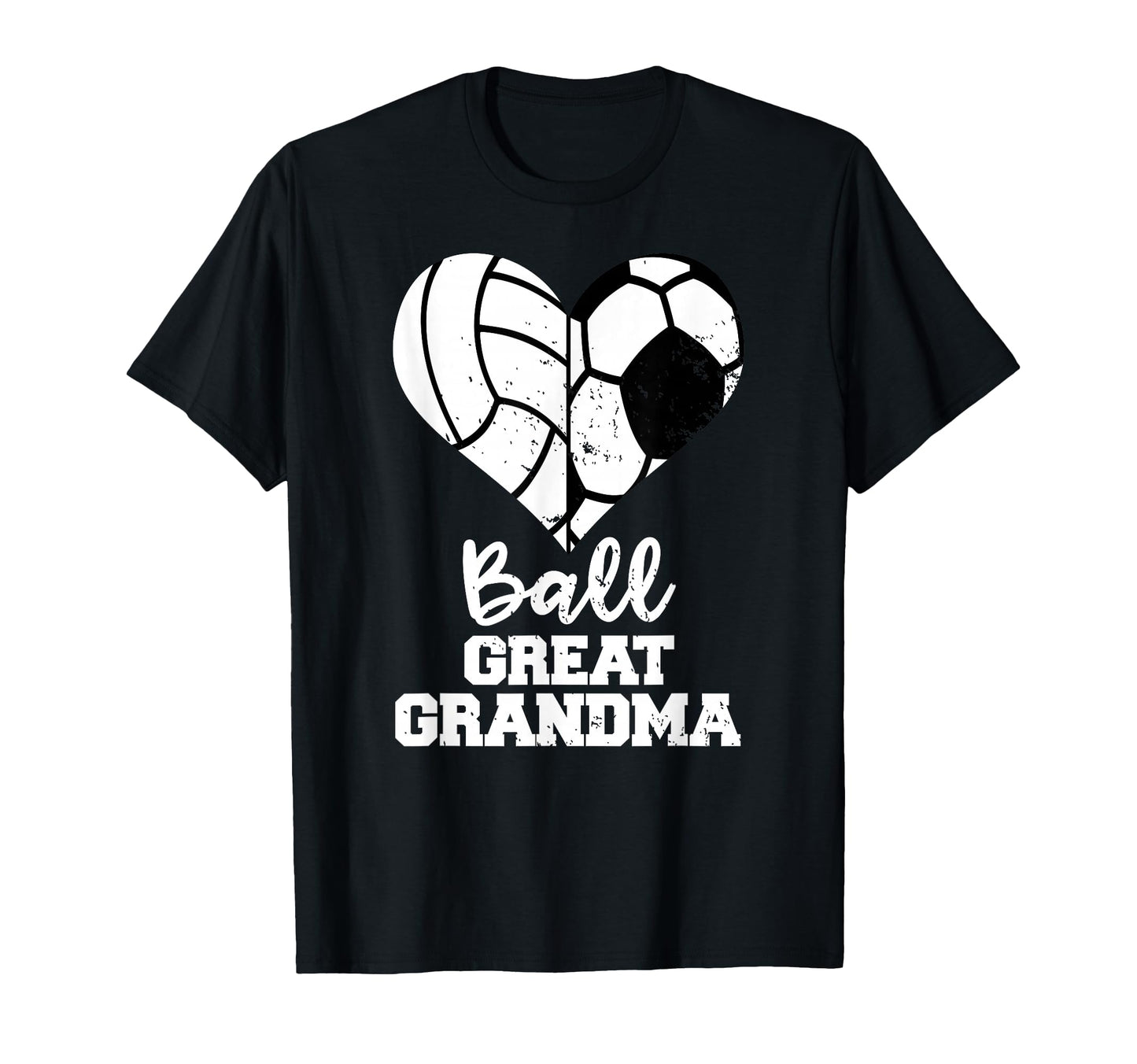 Ball Great Grandma Heart Funny Soccer T-Shirt - Trendy Graphic Men Women - T-Shirt, Sweatshirt, Hoodie