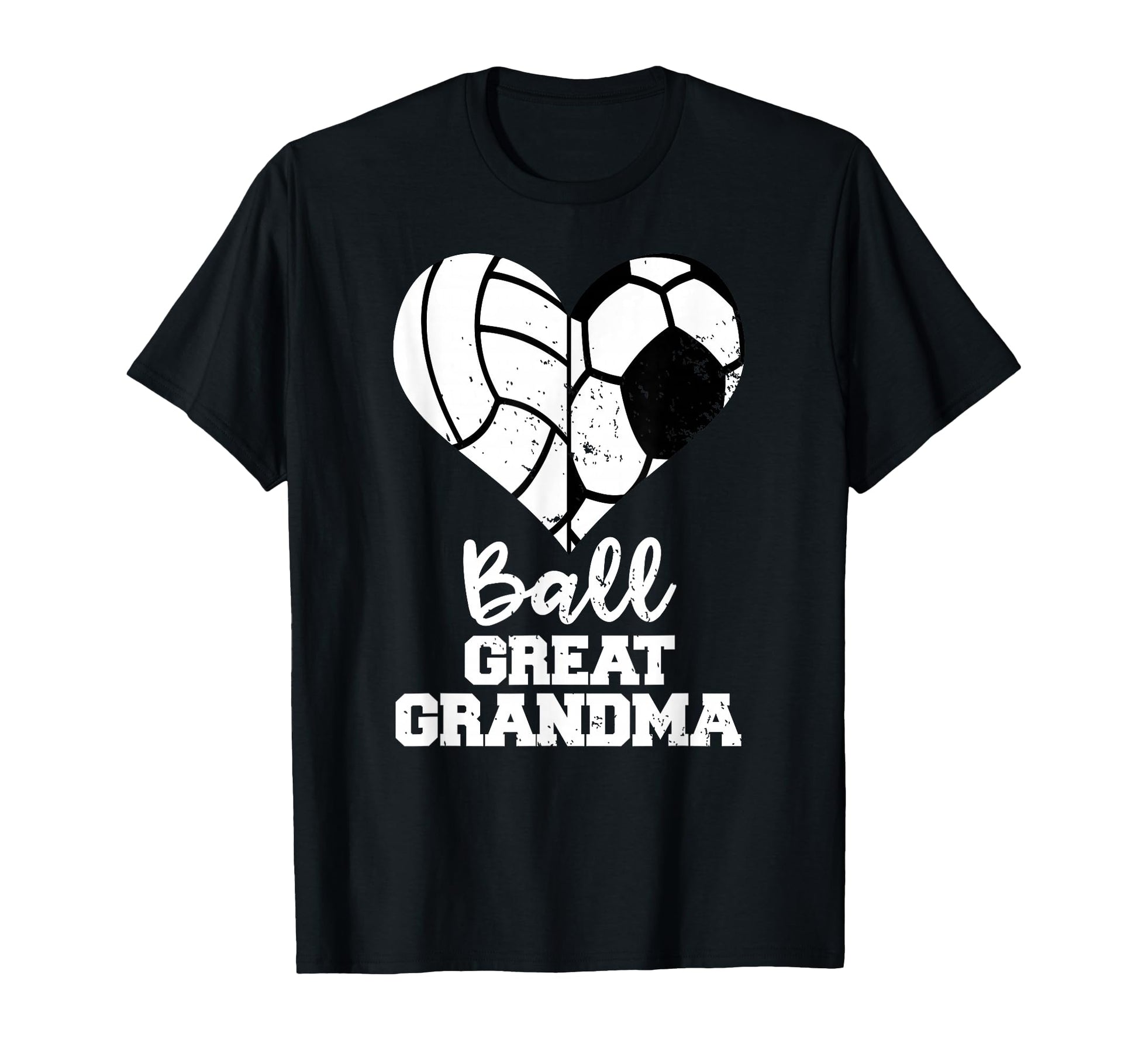Ball Great Grandma Heart Funny Soccer T-Shirt - Trendy Graphic Men Women - T-Shirt, Sweatshirt, Hoodie