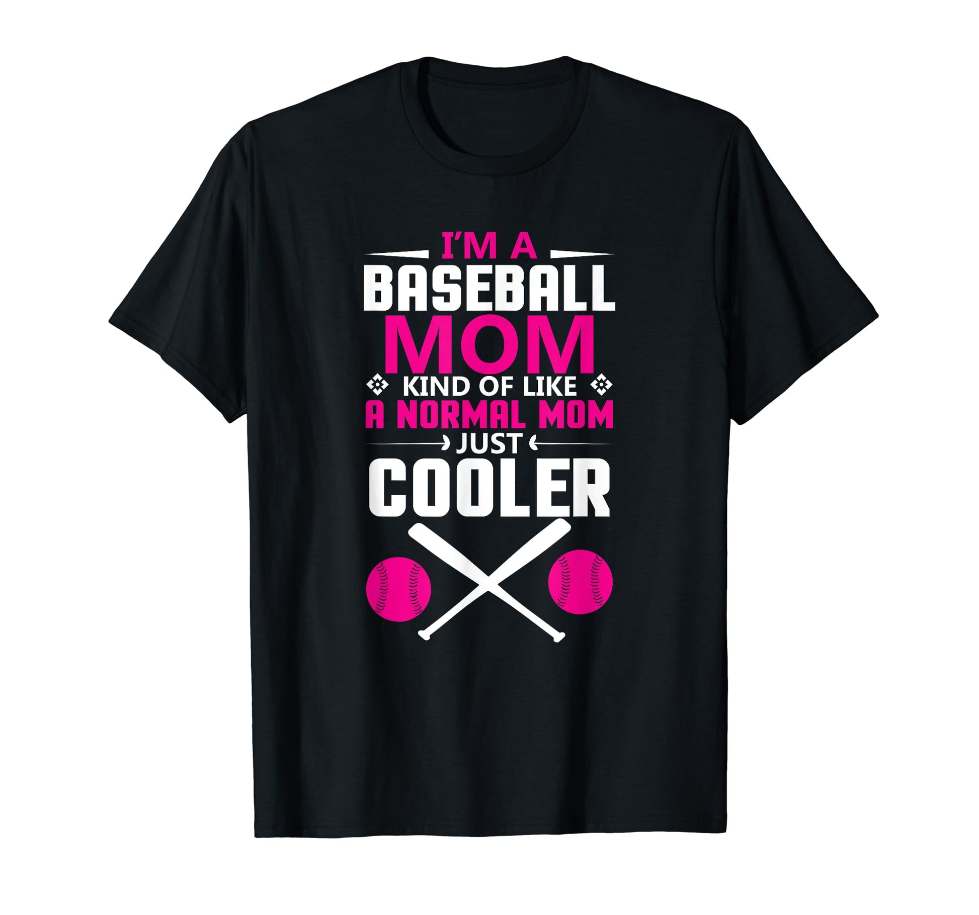 Im Baseball Mom Kind Like Normal Mom T-Shirt - Fun Novelty Design Unisex - T-Shirt, Sweatshirt, Hoodie