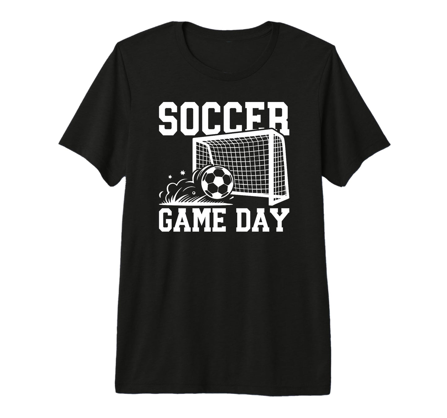 Soccer Game Day Game Day Soccer Tri Blend T-Shirt - Custom Art Print Unisex - T-Shirt, Sweatshirt, Hoodie