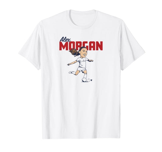 Alex Morgan Caricature Uswnt Players T-Shirt - Minimalist Print Men Women - T-Shirt, Sweatshirt, Hoodie