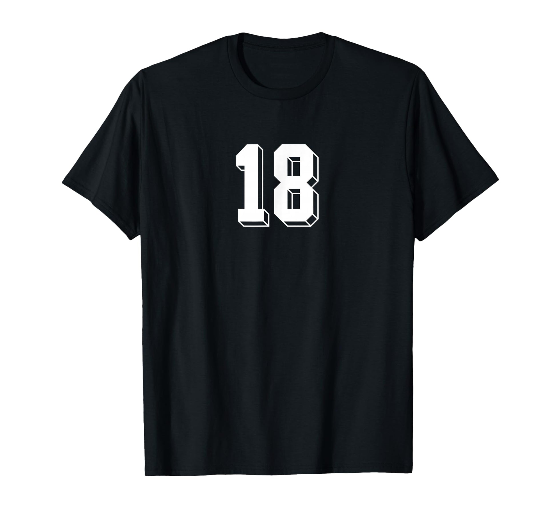 Number 18 80S 90S Soccer Team Jersey T-Shirt - Graphic Print Unisex - T-Shirt, Sweatshirt, Hoodie