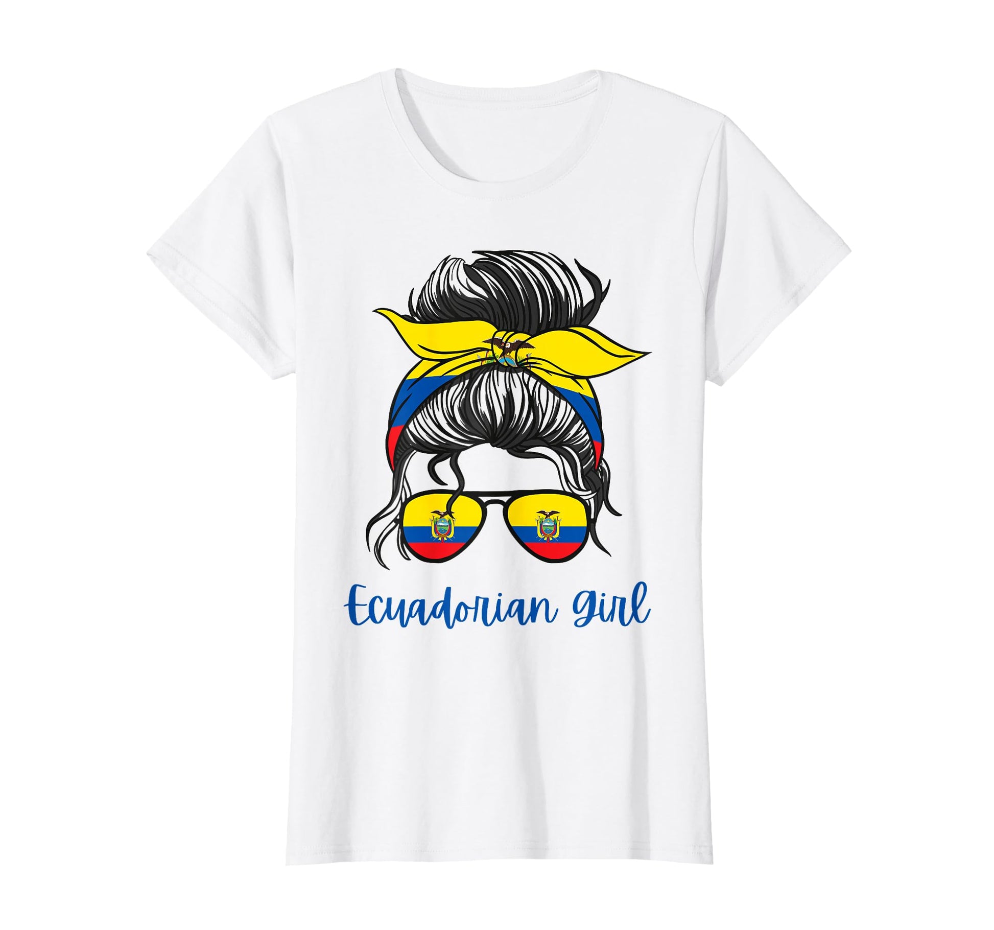 Ecuador Ecuadorian Flag T-Shirt - Custom Art Print Unisex - T-Shirt, Sweatshirt, Hoodie