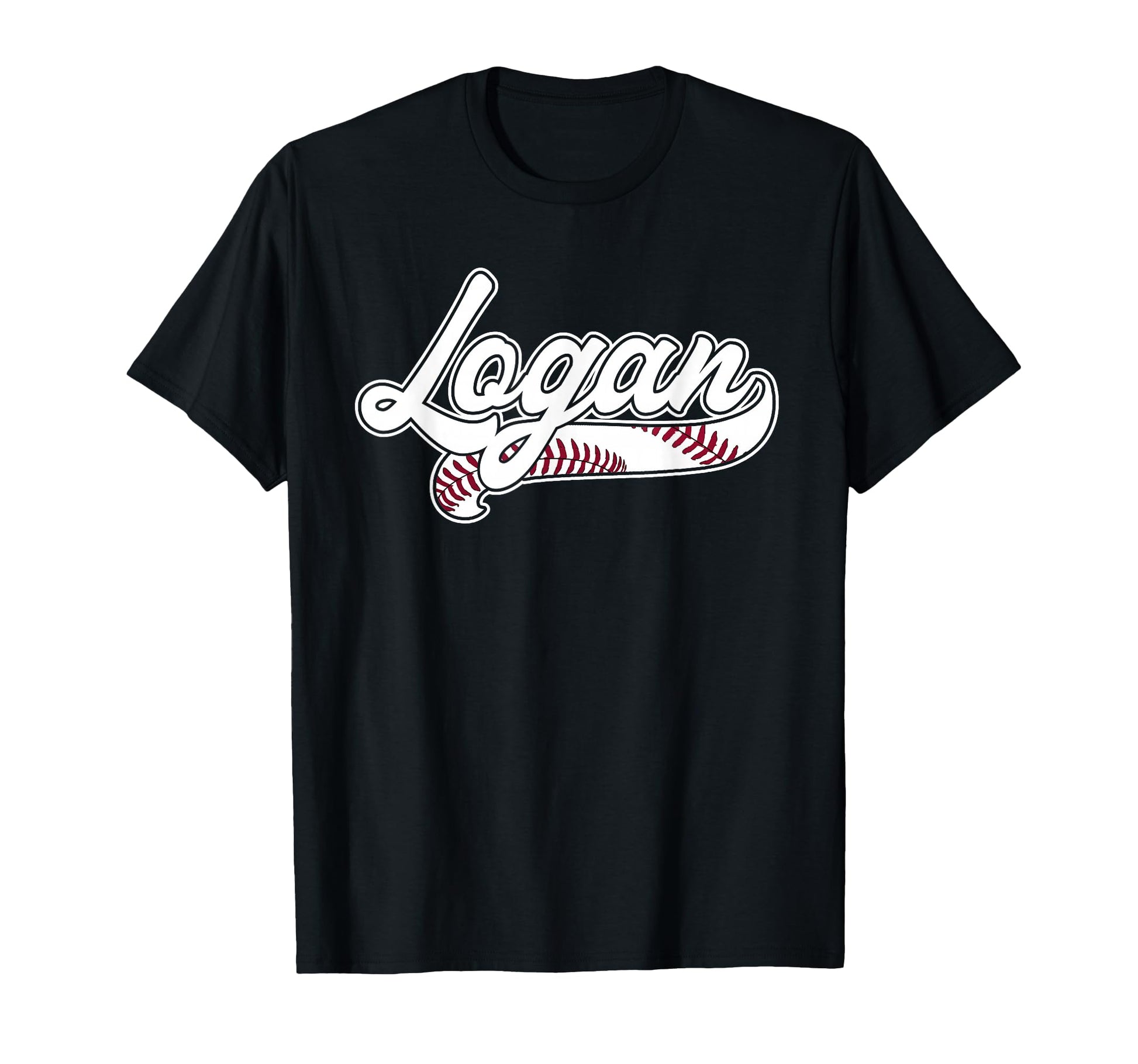 Logan Personalized Baseball Fan T-Shirt - Streetwear Style for Adults - T-Shirt, Sweatshirt, Hoodie
