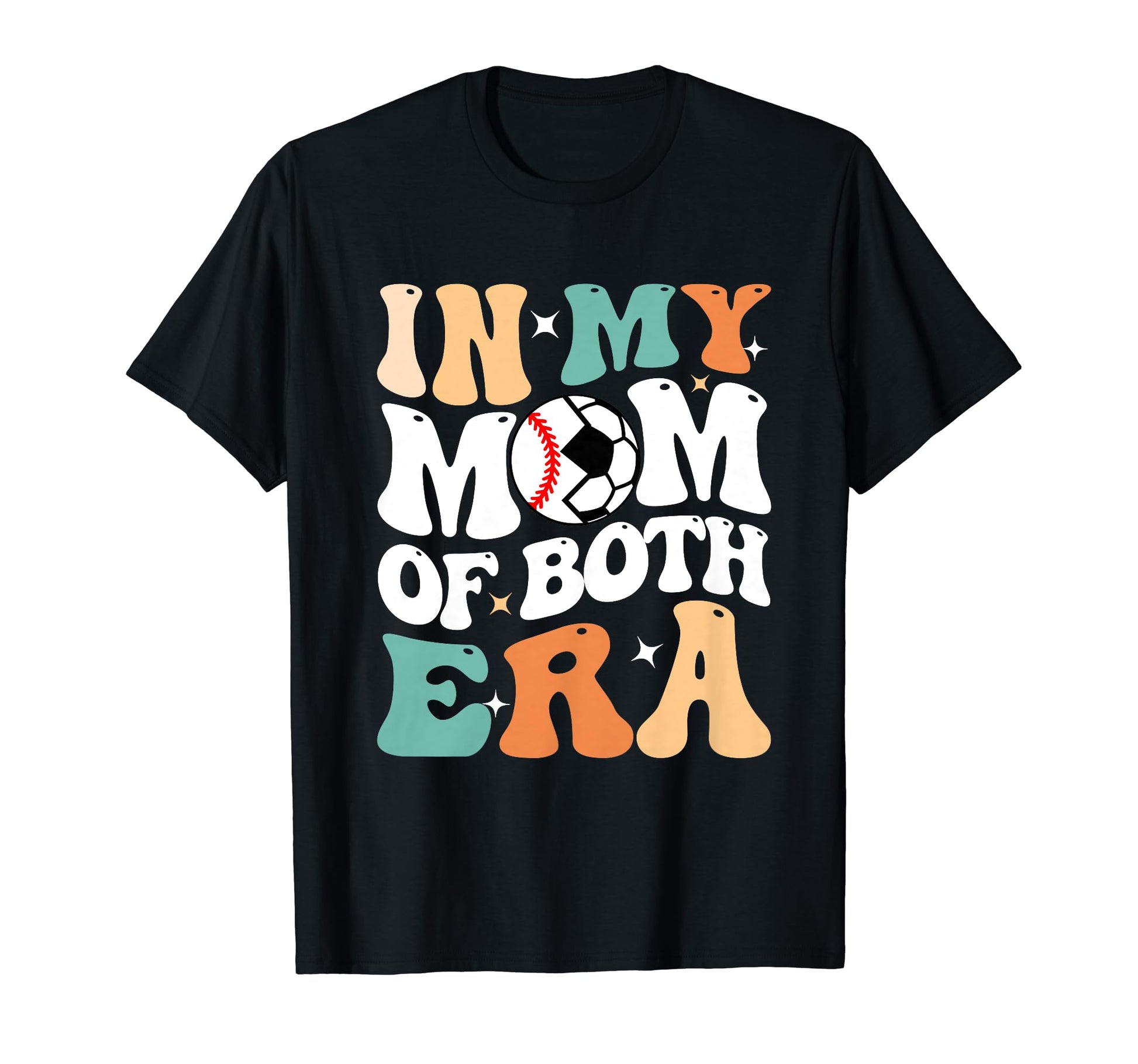 My Mom Both Era Funny Soccer Baseball T-Shirt - Custom Art Print Men Women - T-Shirt, Sweatshirt, Hoodie