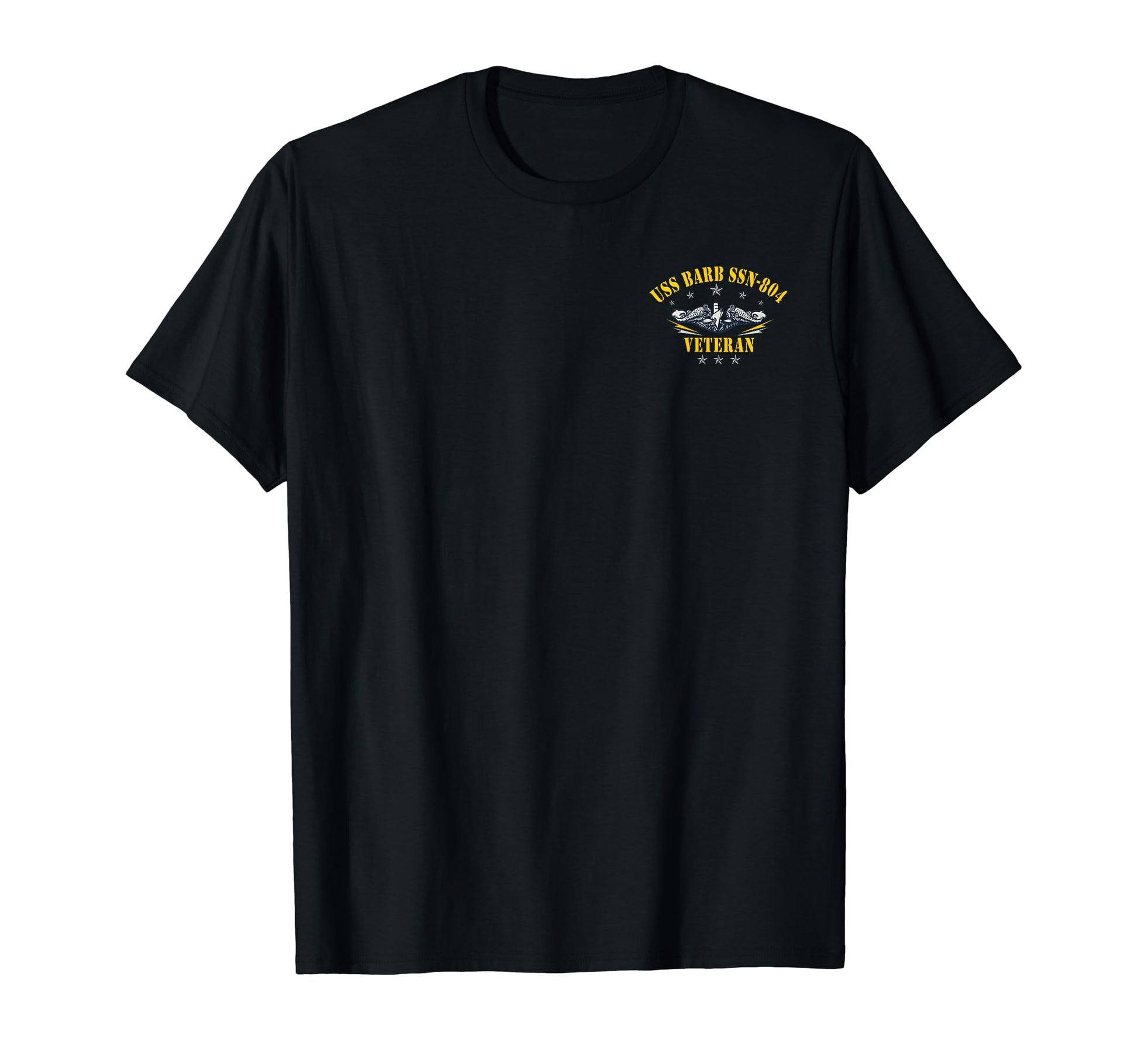 Uss Barb Ssn 804 Usa Flag T-Shirt - Casual Everyday Wear Men Women - T-Shirt, Sweatshirt, Hoodie