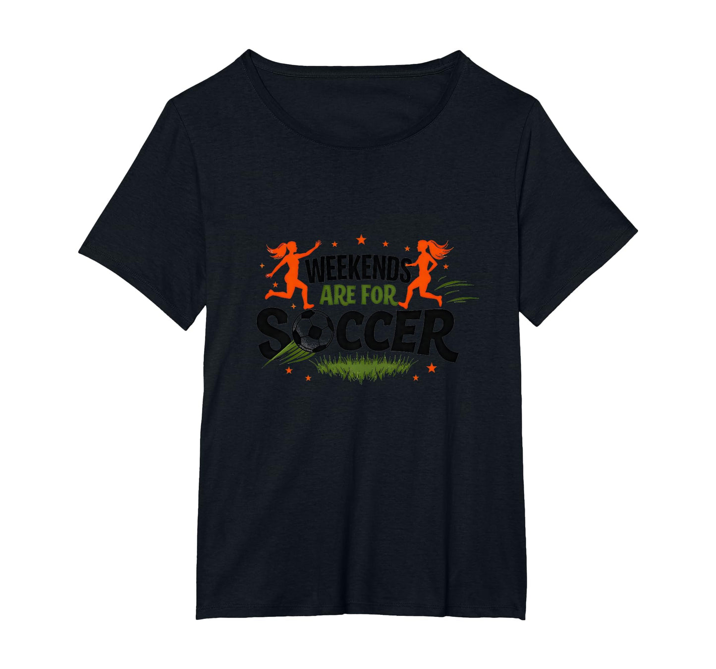 Weekends Are Soccer Energetic T-Shirt - Aesthetic Graphic for Adults - T-Shirt, Sweatshirt, Hoodie