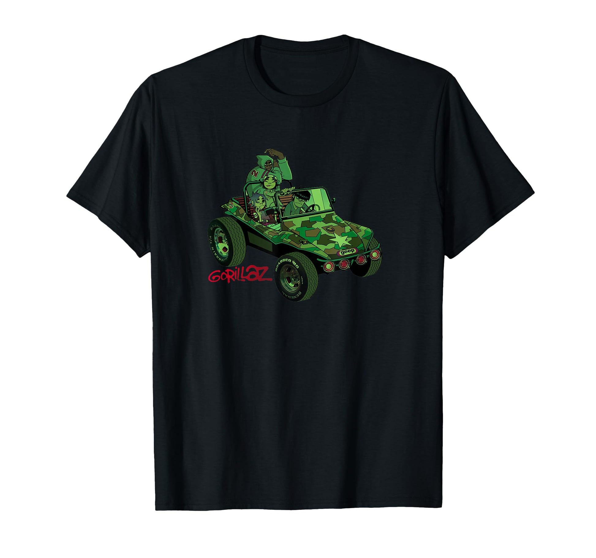 Gorillaz Geep Logo Reverse T-Shirt - Trendy Graphic for Adults - T-Shirt, Sweatshirt, Hoodie