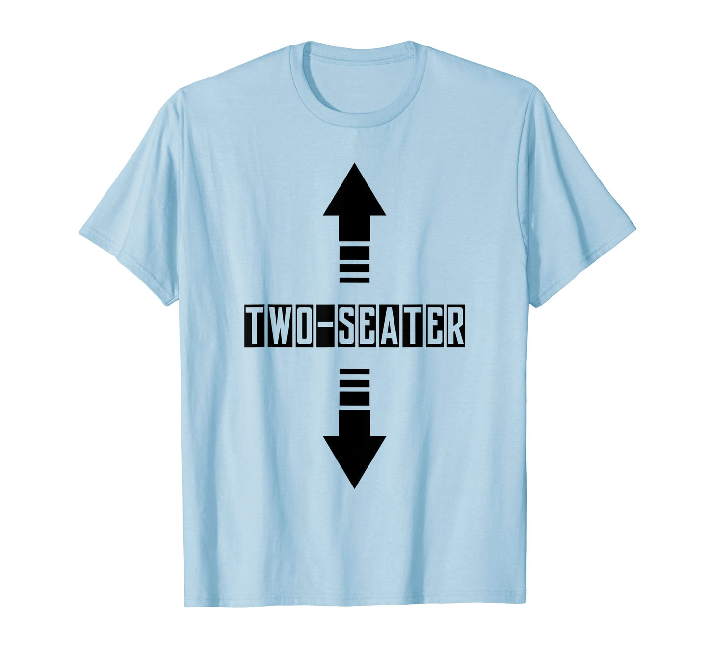 Mens Two Seater Two Seater Funny Dad T-Shirt - Graphic Print for Adults - T-Shirt, Sweatshirt, Hoodie