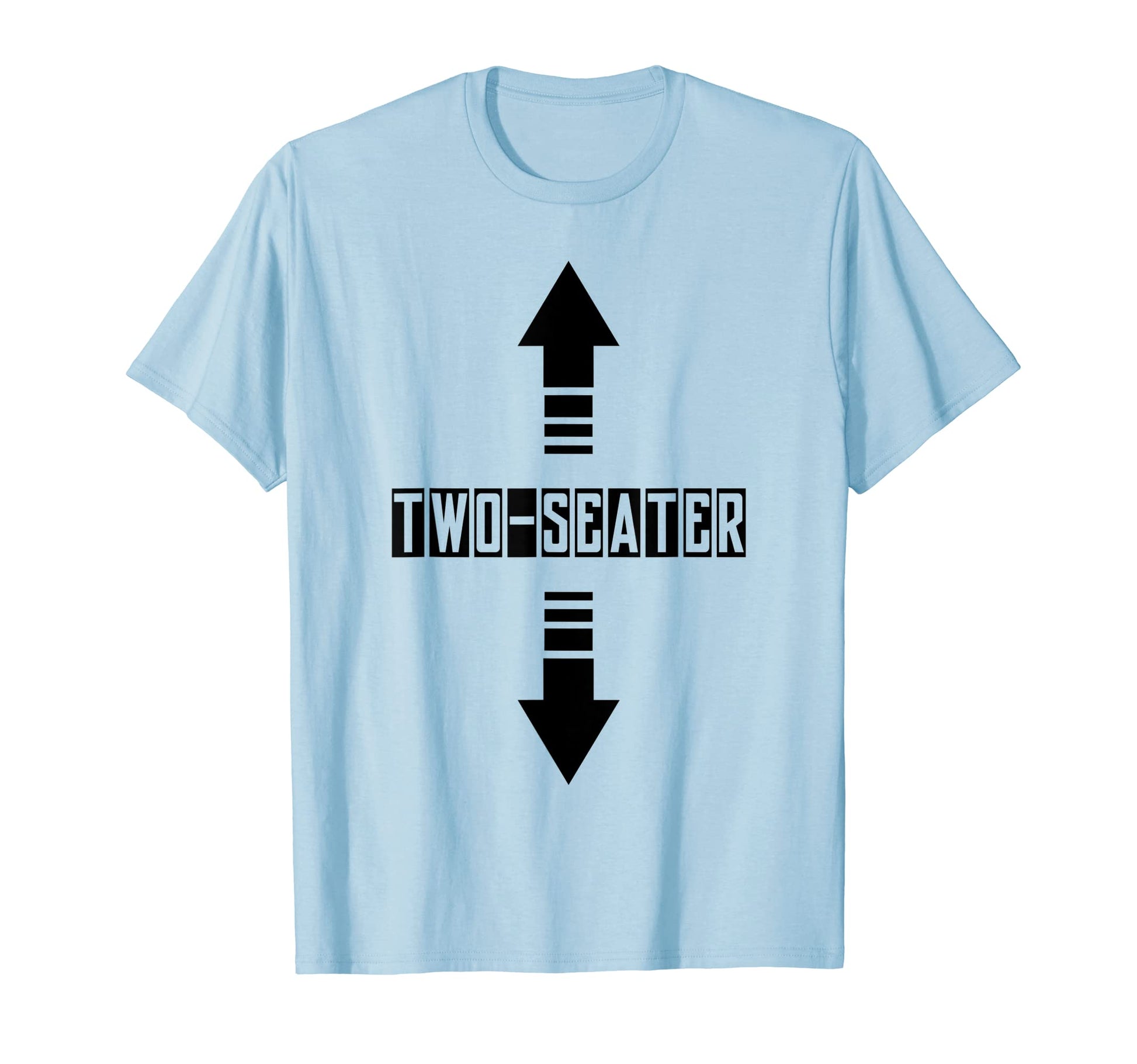 Mens Two Seater Two Seater Funny Dad T-Shirt - Graphic Print for Adults - T-Shirt, Sweatshirt, Hoodie