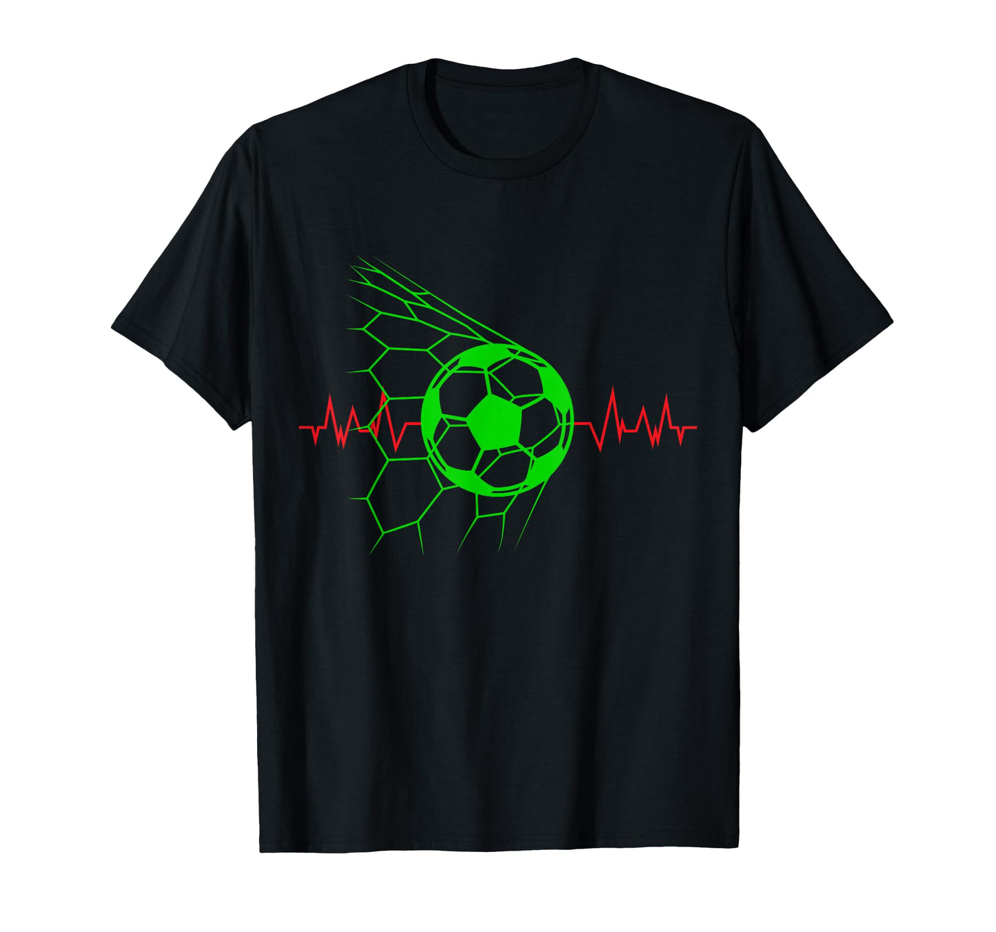 Soccer Ball Heartbeat Players And T-Shirt - Unique Graphic Men Women - T-Shirt, Sweatshirt, Hoodie