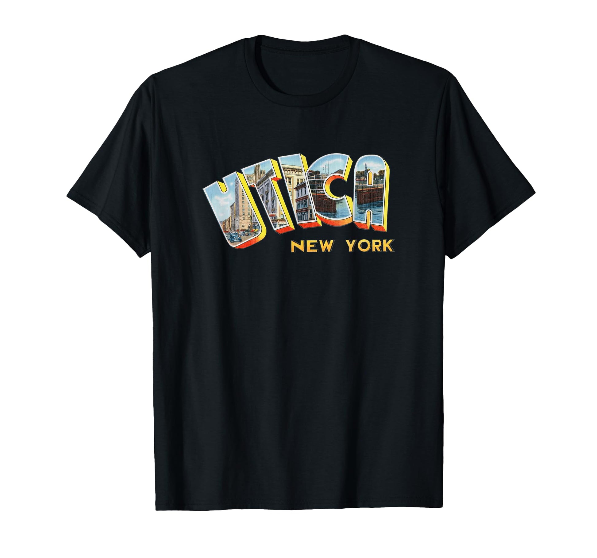 Utica New York Ny Souvenir T-Shirt - Graphic Print Men Women - T-Shirt, Sweatshirt, Hoodie