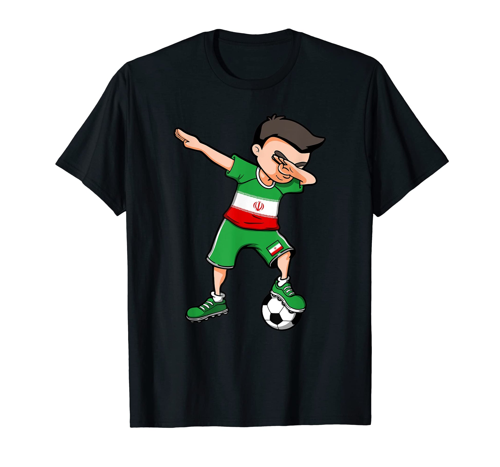 Dabbing Soccer Iran Jersey Iranian T-Shirt - Fun Novelty Design Men Women - T-Shirt, Sweatshirt, Hoodie