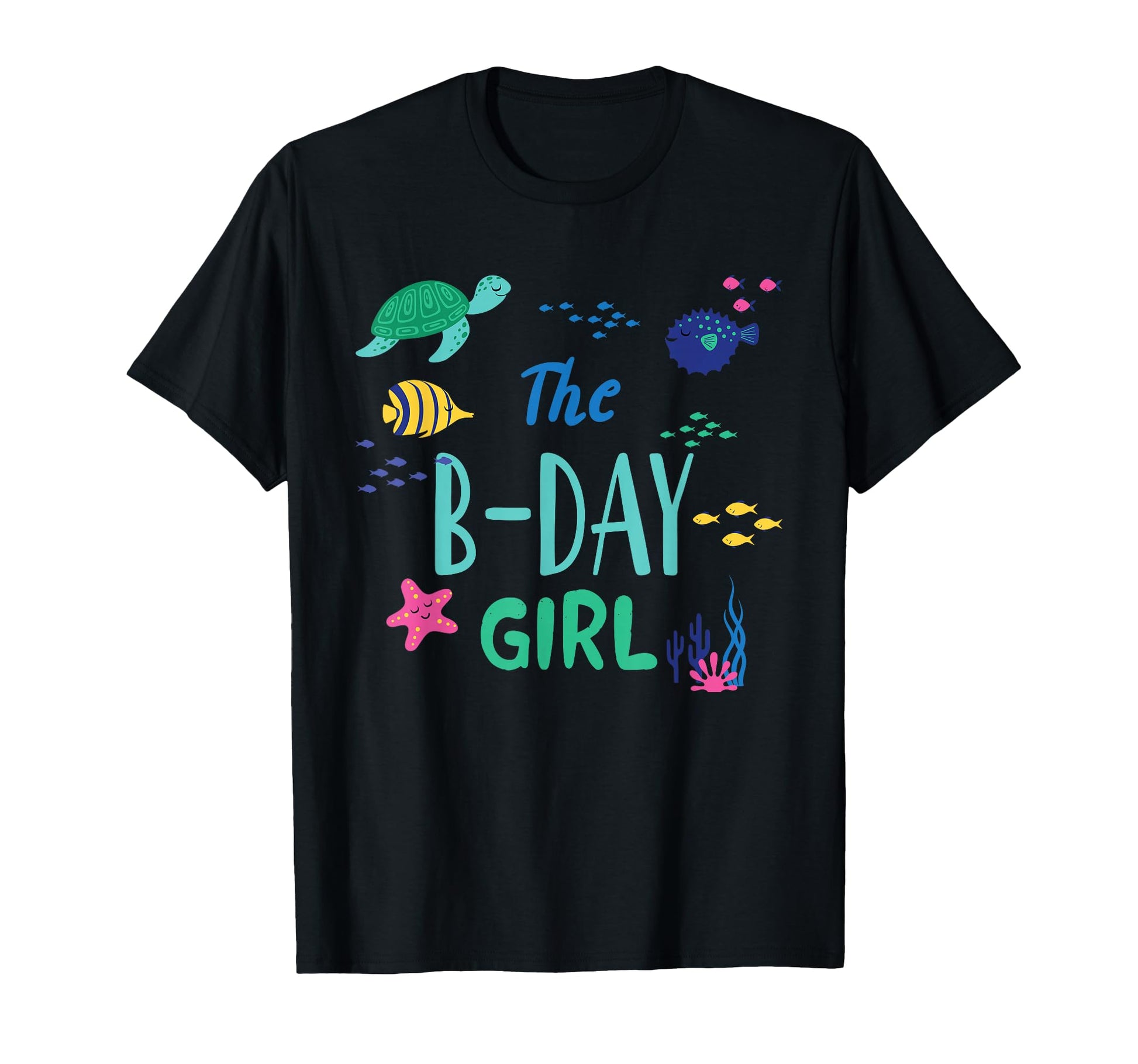 Birthday Under Sea Theme Matching T-Shirt - Casual Everyday Wear Unisex - T-Shirt, Sweatshirt, Hoodie