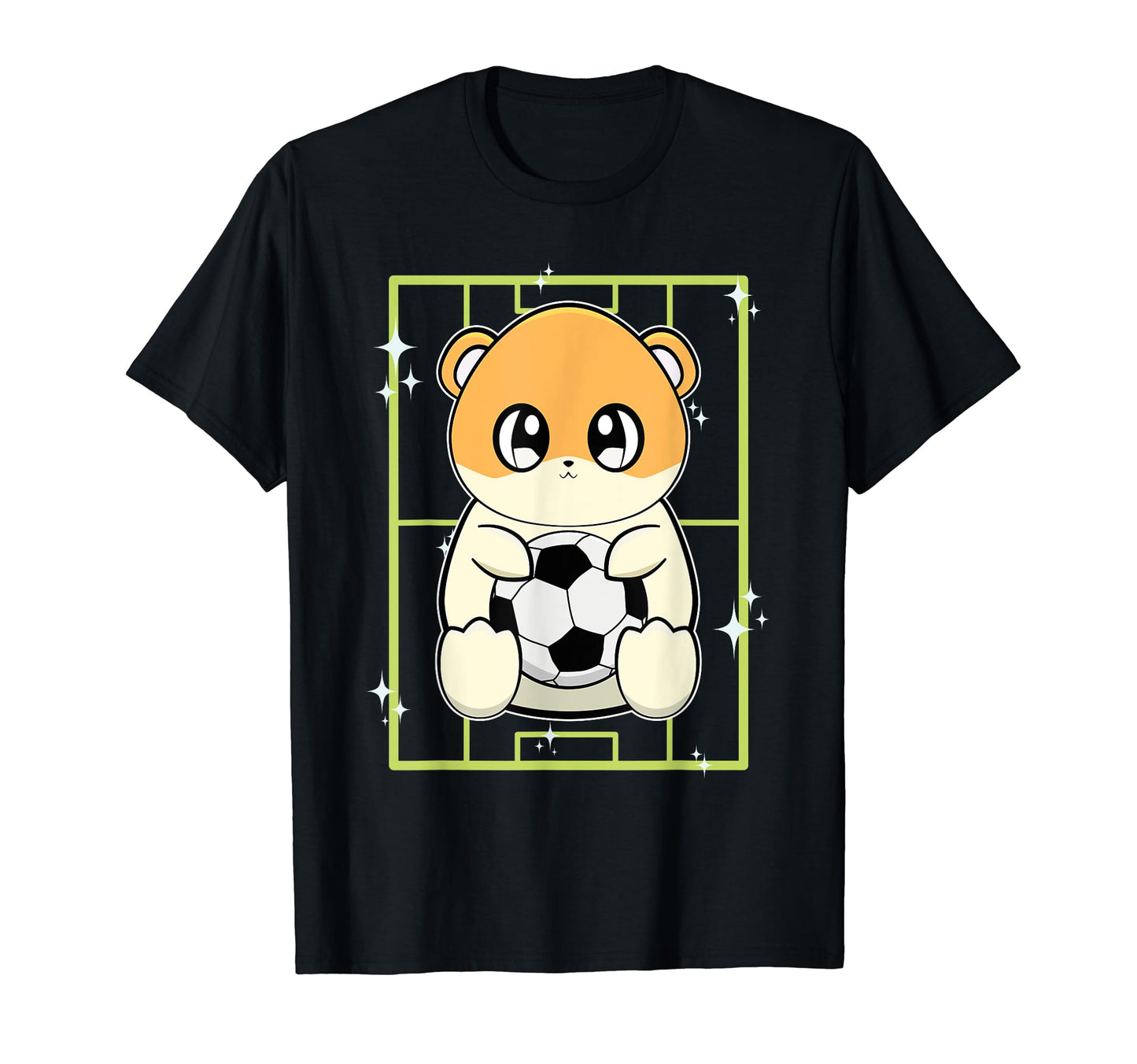 Hamster And Soccer Designs Hoodie - Fun Novelty Design Men Women - T-Shirt, Sweatshirt, Hoodie