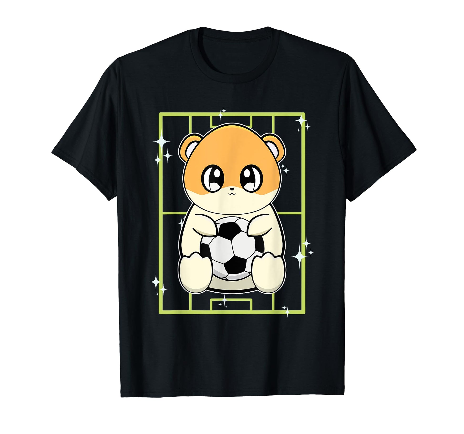Hamster And Soccer Designs Hoodie - Fun Novelty Design Men Women - T-Shirt, Sweatshirt, Hoodie