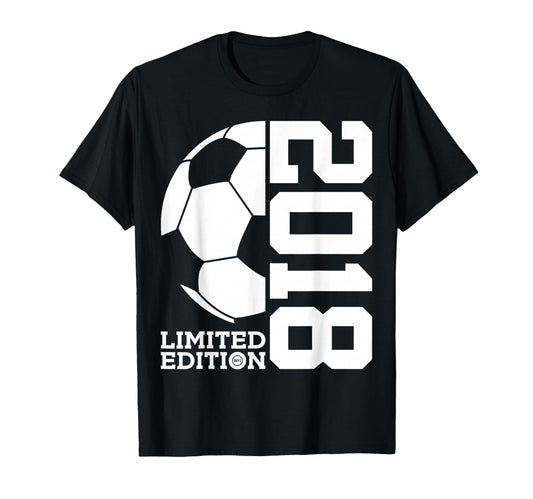 8Th Birthday Soccer 2018 T-Shirt - Custom Art Print Unisex - T-Shirt, Sweatshirt, Hoodie